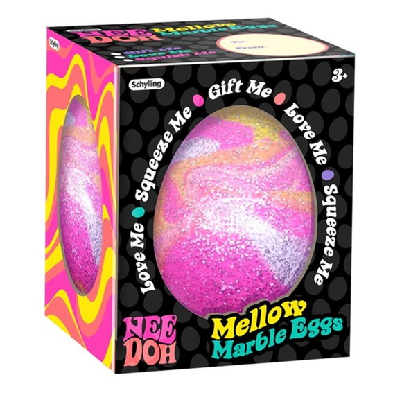 Schylling Other - NeeDoh Mellow Marble Eggs Stress Ball - One per Orden Random Color-